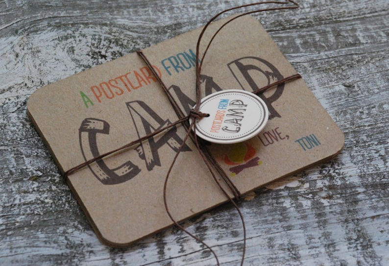 Made to Order Personalized Postcards From Camp Set of 8 Etsy