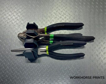 Magnetic Plier Organizer Set Modular Plier Storage Toolbox & Garage Organization 3D Printed