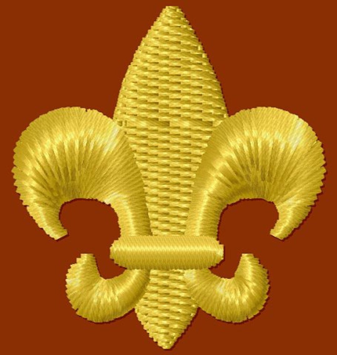 Instant Download VERY SMALL Fleur De Lis Embroidery Design Embroidery