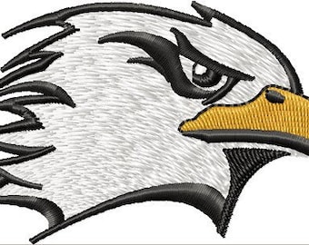 Instant Download Embroidery Design Eagle Head Machine Embroidery Design - Digital Design File