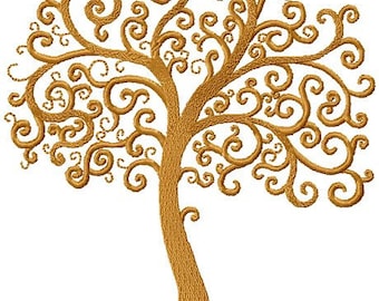 Instant Download Tree Of Life embroidery design 2 Sizes - Machine Embroidery File - Machine Embroidery Design - Digital Design File