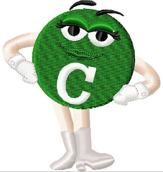 Instant Download Green Candy In Gogo Boots Embroidery Design Etsy