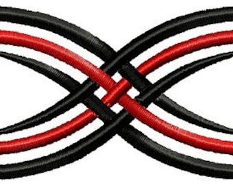 Tribal Infinity Symbol Instant Download Embroidery Design
