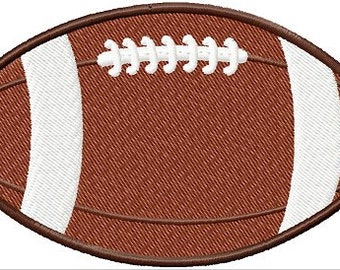Instant Download Custom Embroidered Football Digitized Football Machine Embroidery design Digital Design File