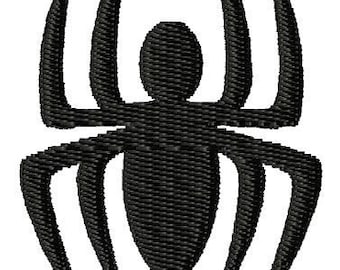 Puede incluir: Silueta negra de una araña con ocho patas y un cuerpo redondo.