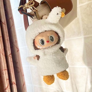 Labubu Outfit Animal Party Clothes, Labubu Customization Outfit, Pop Mart Labubu Clothes Outfit, Handmade Doll Outfit, Labubu Dress