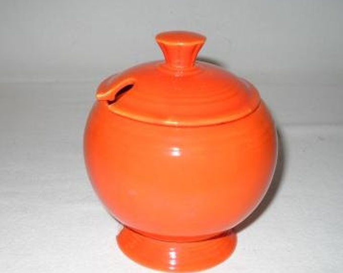 Homer Laughlin Fiesta Mustard Jar Etsy