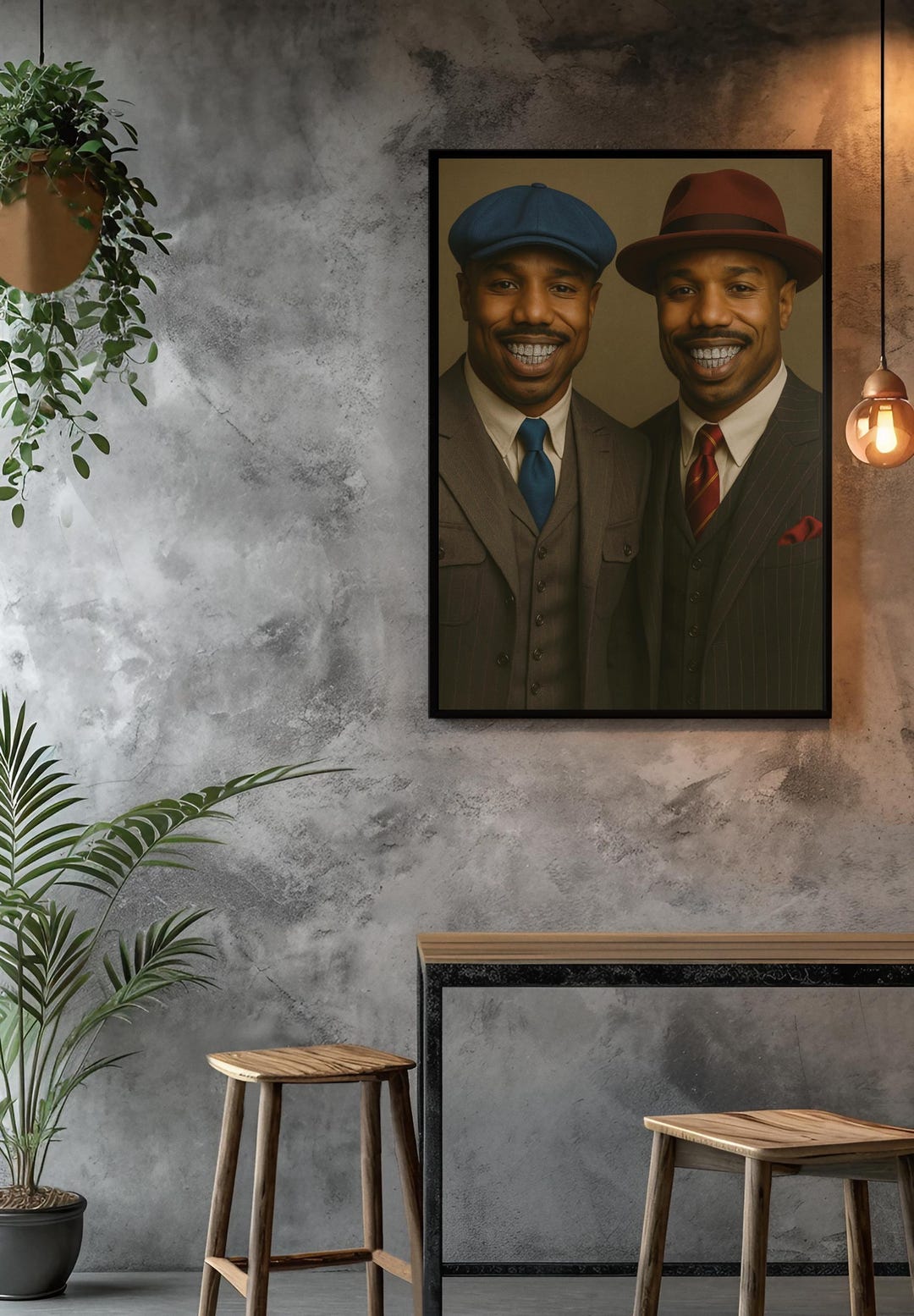 Sinners Iced Out Grillz | Smoke Stack Twins Art Print | Michael B ...