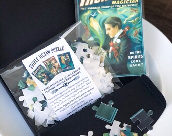 Vintage Magic Poster Series Functioning Edible Jigsaw 70 pieces.