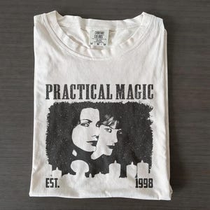 Practical Magic Film Shirt, Retro Comfort Colors Witchy Movie Tee