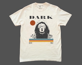 Shirt met donkere tv-serie comfortkleuren - vintage retro-T-shirt