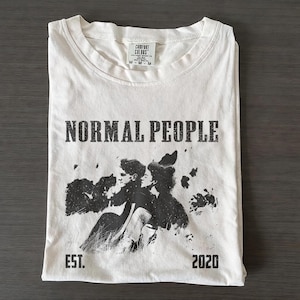 Filmshirt voor normale mensen, shirt met comfortkleuren, retro grafisch T-shirt met film, cadeau voor hem
