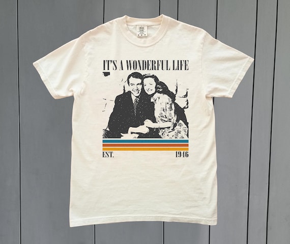 It's a Wonderful Life 素晴らしき哉、人生！　映画Tシャツ 素晴らしき哉、人生！映画シャツ - コンフォートカラーシャツ