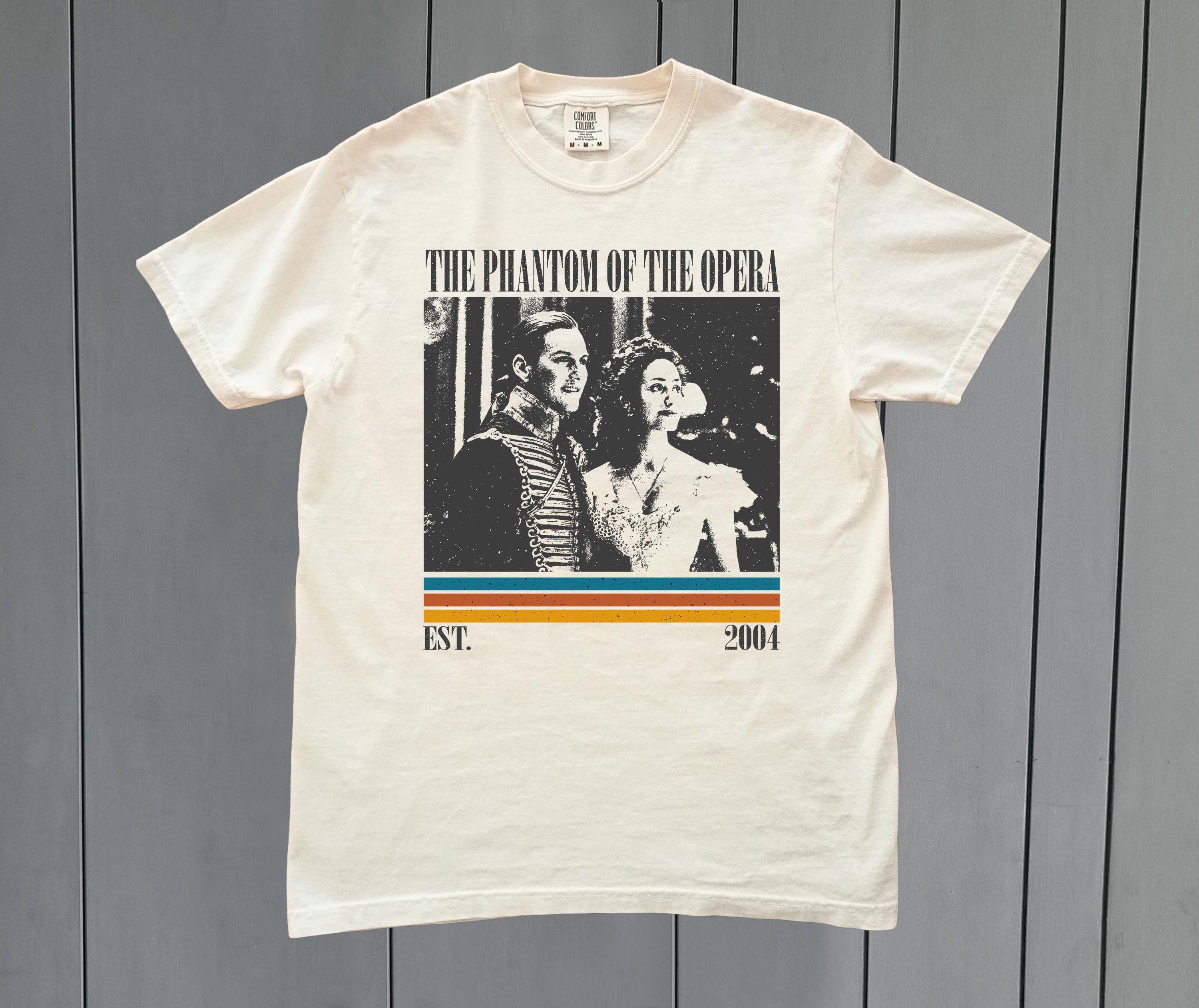 オペラ座の怪人 映画シャツ - レトロコンフォートカラーTシャツ - Etsy 