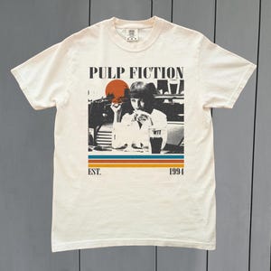Chemise cinéma Pulp Fiction - Chemise couleurs confort - T-shirt Pulp Fiction - Chemise vintage - Chemise rétro - T-shirt classique - Cadeau pour lui