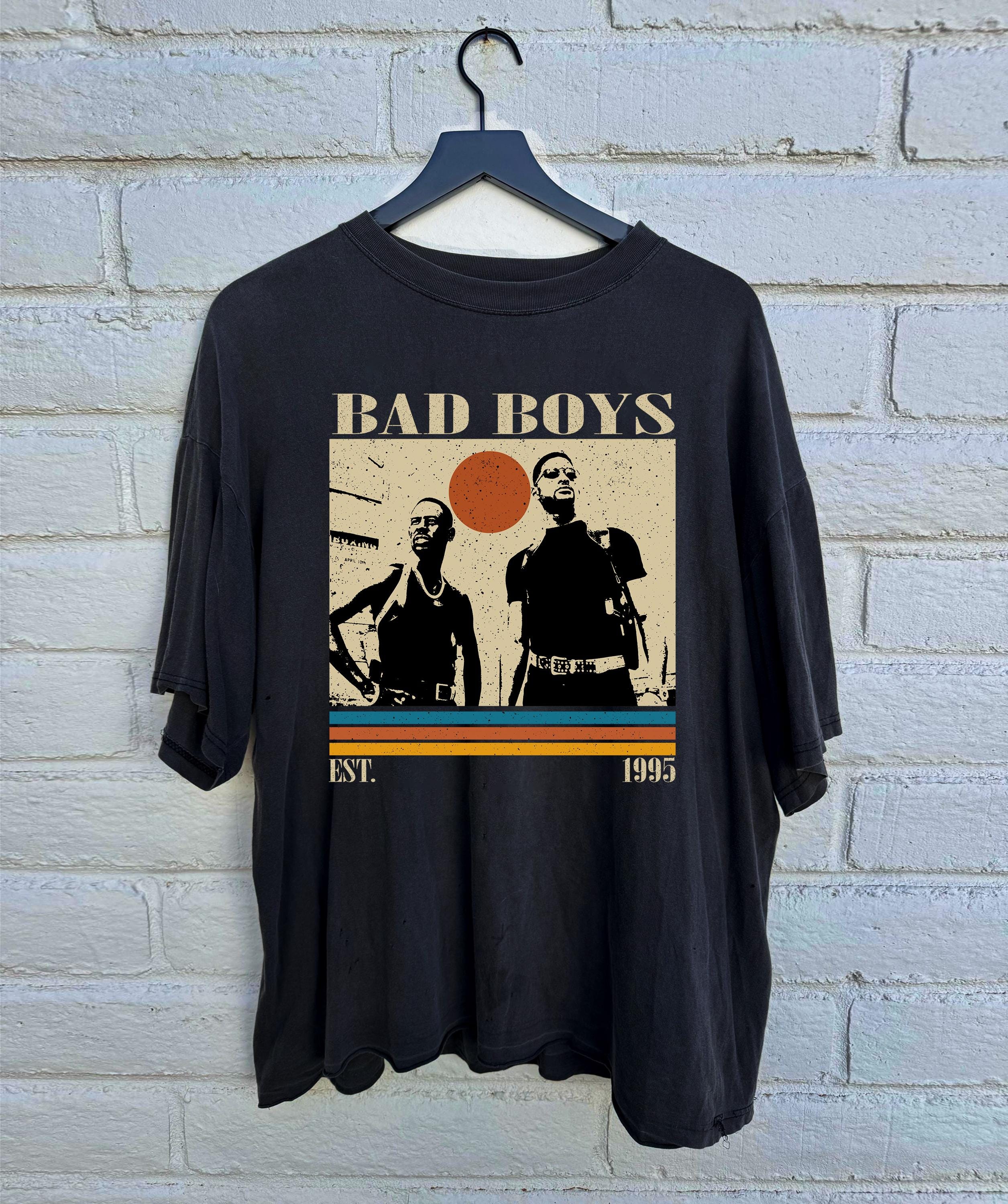 バッドボーイズ 映画Tシャツ - レトログラフィック コンフォートカラー