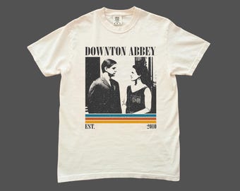 Shirt Downton Abbey tv-serie - comfortkleuren vintage T-shirt