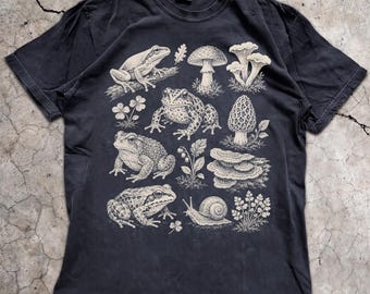 Vintage Frog Mushroom Unauthorized Box Set Shirt