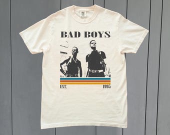 バッドボーイズ 映画Tシャツ - レトログラフィック コンフォートカラー