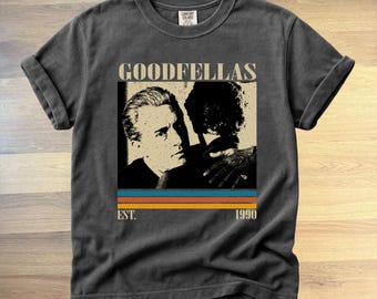 Maglietta del film "Goodfellas" - Colori comodi, maglietta del film retrò
