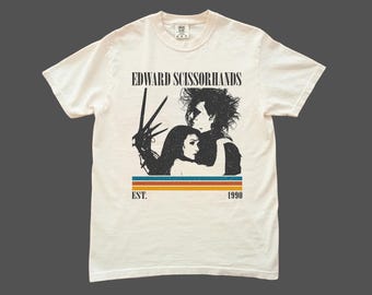 90sシザーハンズ ビンテージ 映画Tシャツ ジョニーデップ ファイト