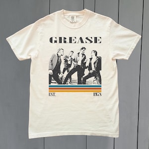Grease Movie Shirt - Comfort Colors Shirt - Grease T-Shirt - Vintage Movie Shirt - Retro Shirt - Classic T-Shirt - Gift for him