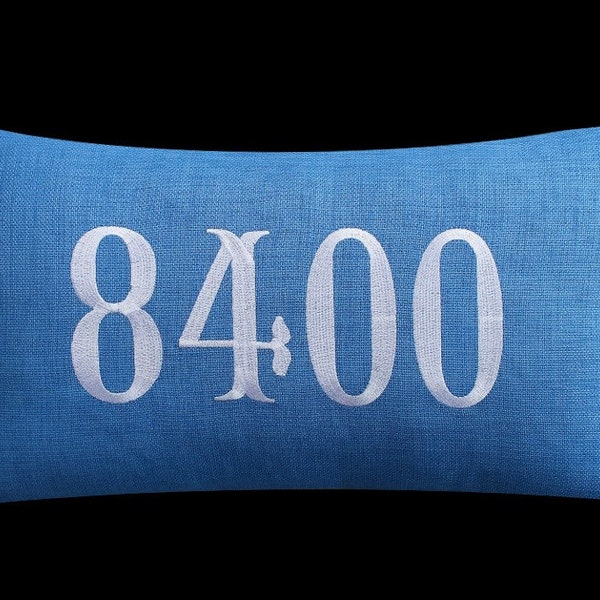 Number Pillow Etsy
