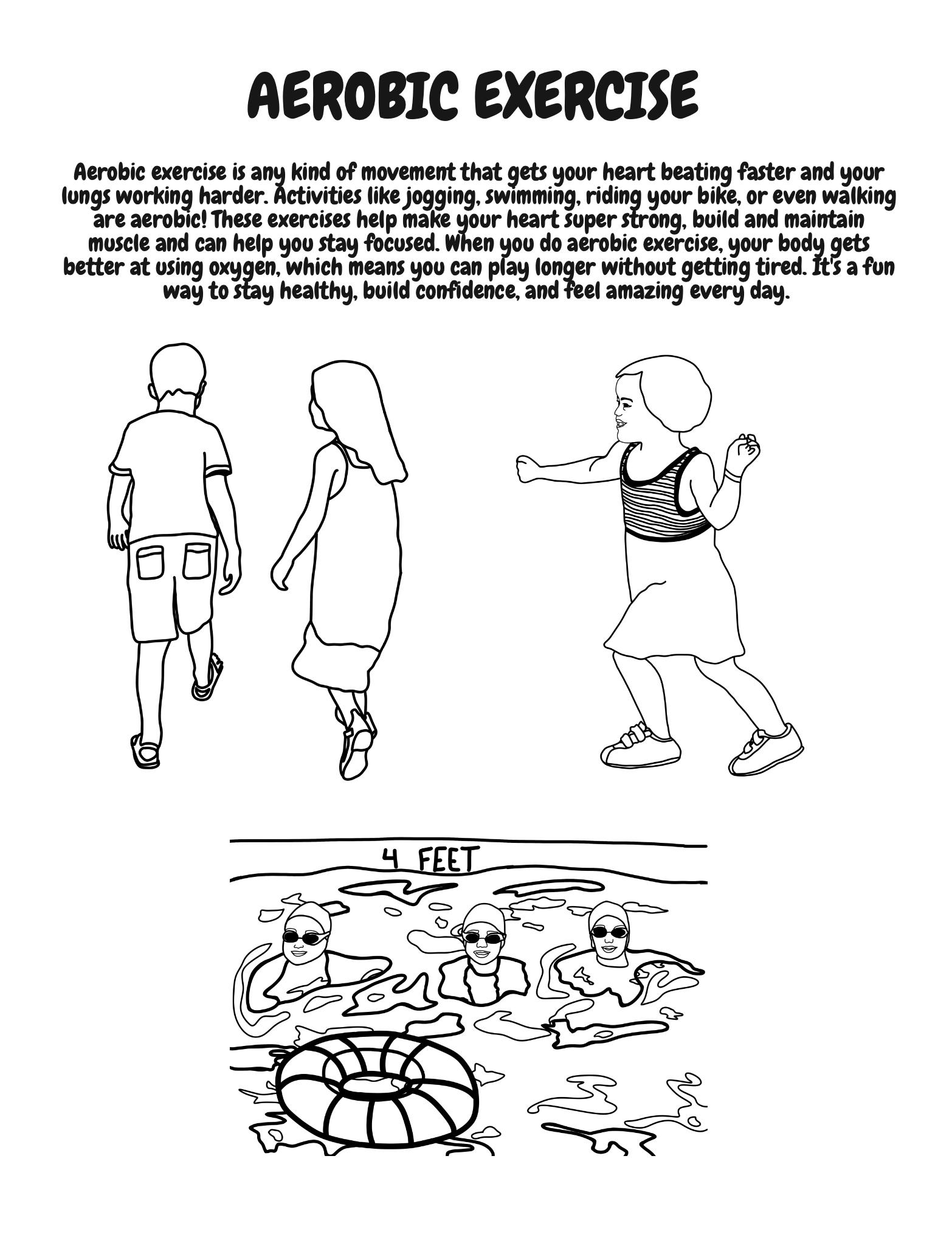 Coloring Book, Coloring, Exercise, Nutrition, Kids, Education, Healthy ...