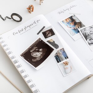 Personlig barndomsminnesdagbok, födsel till 18 år, babyjournalbok bild 10