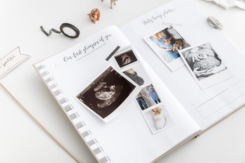Personlig barndomsminnesdagbok, födsel till 18 år, babyjournalbok bild 10