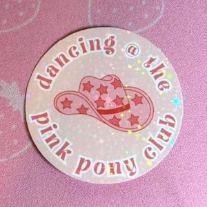 Sticker roze ponyclub