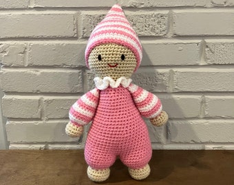 Crochet Girl Doll: Handmade Amigurumi Plushie, Nursery Decor