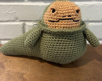 Crochet Stuffed Amigurumi Star Wars Jabba the Hutt Plushie Toy