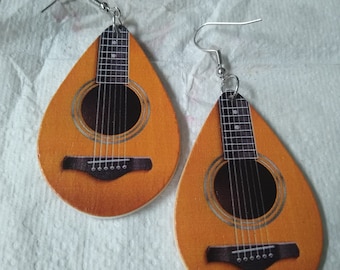 Guitar Earrings