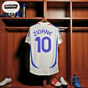 France 2006 World CupJersey Retro Zinedine Zidane Vintage