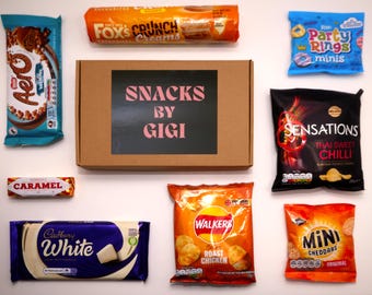 The Starter- Mystery British Snack Box: UK Candy, Chocolate & Crisps