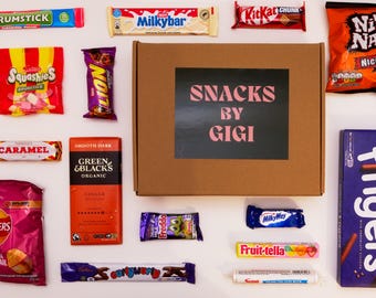 The Main-  14 Item Mystery British Snack Box UK Candy, Chocolate, Sweets & Crisps