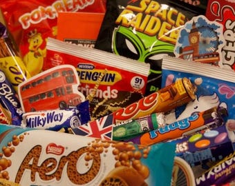The Main-  24 item Mystery British Snack Box