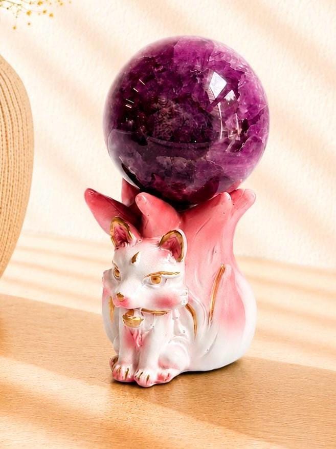 9 Tail Fox Sphere Stand - Etsy