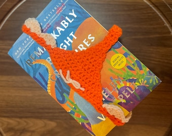Crochet Thong Bookmark