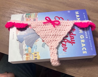 Crochet Thong Bookmark Pattern | Digital File - PATTERN ONLY