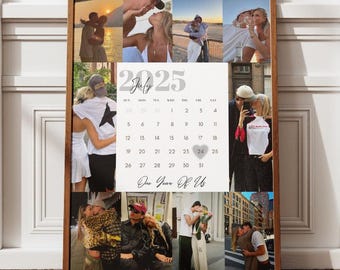 Personalized Couples Anniversary Print Gift Valentine Day Gift Collage Memorable Gift for Partner Best Gifts For Him 1st Anniversary Special