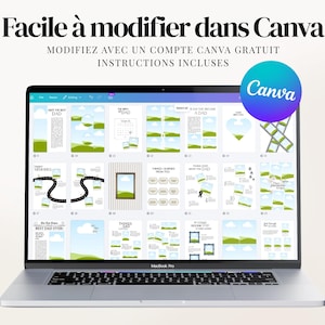 Magazine de la Fête des Pères personnalisable sur Canva, modèle digital de 52 pages avec 4 couvertures incluses. Cadeau imprimable unique pour papa, parfait pour la Fête des Pères, anniversaire ou Noël. Facile à modifier sur Canva Free sans compétences en design. Ajoutez photos, messages et souvenirs pour créer un magazine sentimental. Design moderne et professionnel type magazine lifestyle. Téléchargement instantané après achat.