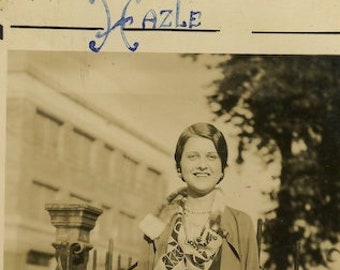 Antique 1928 Photo - "Beautiful Hazle" - 170