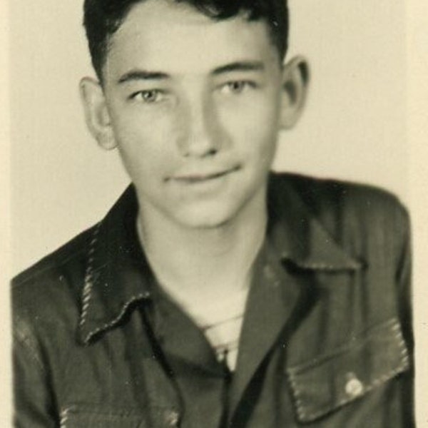 Vintage Portrait Photo - "Farmer's Son" - School Days, Teenager - 34
