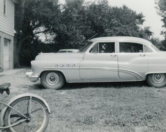 Black and White Photo - "The Resting Buick" - 114