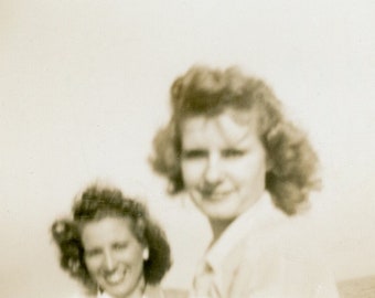 Vintage Photograph - "Sally and Suzie" - 32