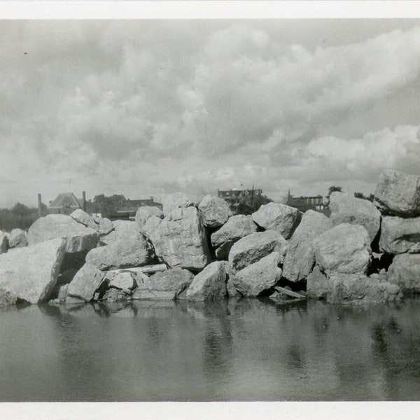 Antique Photograph - "The Beauty of Stones" - Landscape, Nature, Large Rocks - 169