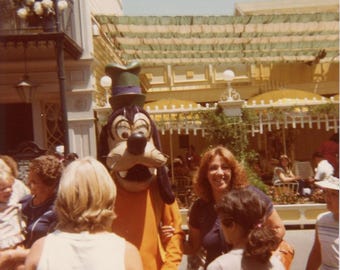 Fotografía antigua a color, año 1977 - "Buscando a Goofy" - Personaje de Disney World, Gente de vacaciones - 13