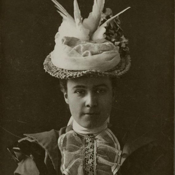 OUTSTANDING Antique Mounted Photo Photograph 